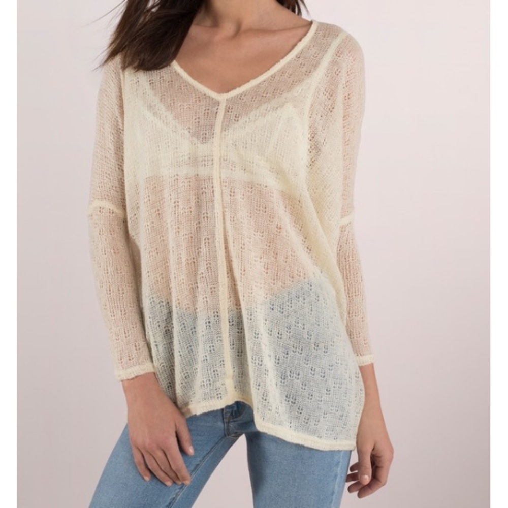 Mocha Knit Tunic Top